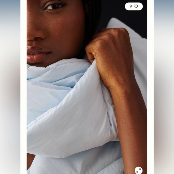 Anthropologie MAEVE by Anthropology Puffer Scarf blue new with tags one size - Picture 4 of 7